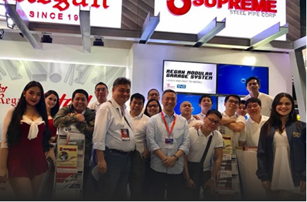 Supreme Steel Pipe event booth