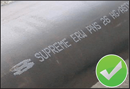 Supreme pipe marking