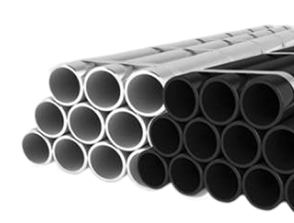 Heavy gauge steel pipes