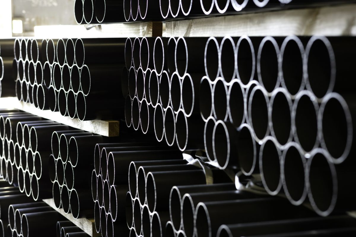 Galvanized iron pipes