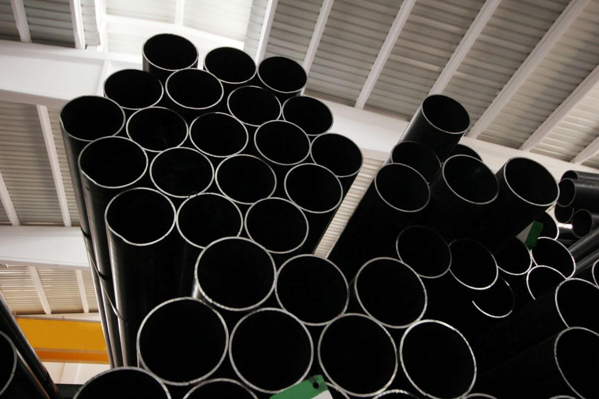 black pipes adding value to projects