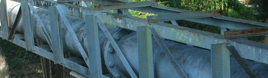 Architectural steel pipe structure